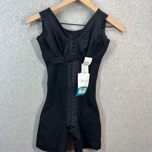 Fajate 11215 Women Black High Compression Body Shaper Faja XS Post Surgery NWT